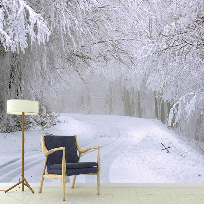 Photography Forest Wall Mural Living Room Environmental Stain Resistant Mural