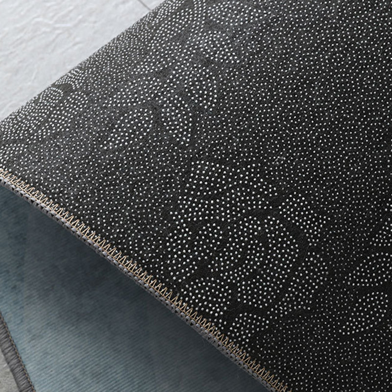 Contemporary Geometry Print Rug Polyester Carpet Stain Resistant Area Rug for Living Room