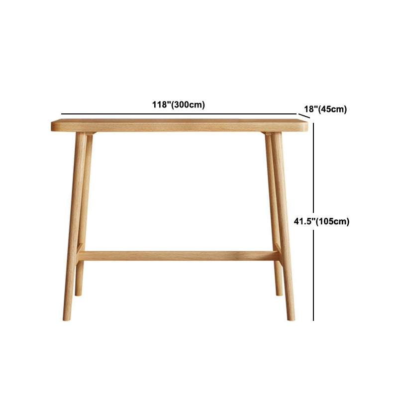 Modern Style Rectangle Bar Table 1/2/3 Pieces Pine Solid Wood Counter Table