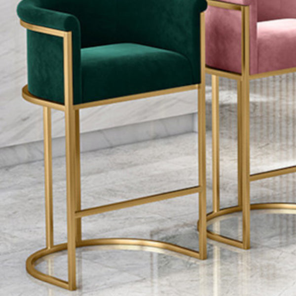 Round Stone Bistro Set 1/2/3/5 Pieces Glam Gold Base Table and Stools