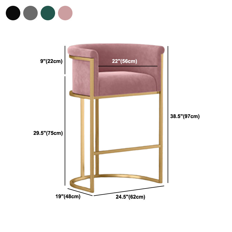 Round Stone Bistro Set 1/2/3/5 Pieces Glam Gold Base Table and Stools