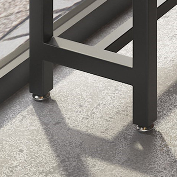 Modern 1/7 Pieces Bar Table Set Rectangle Wood Counter Table for Milk Tea Shop