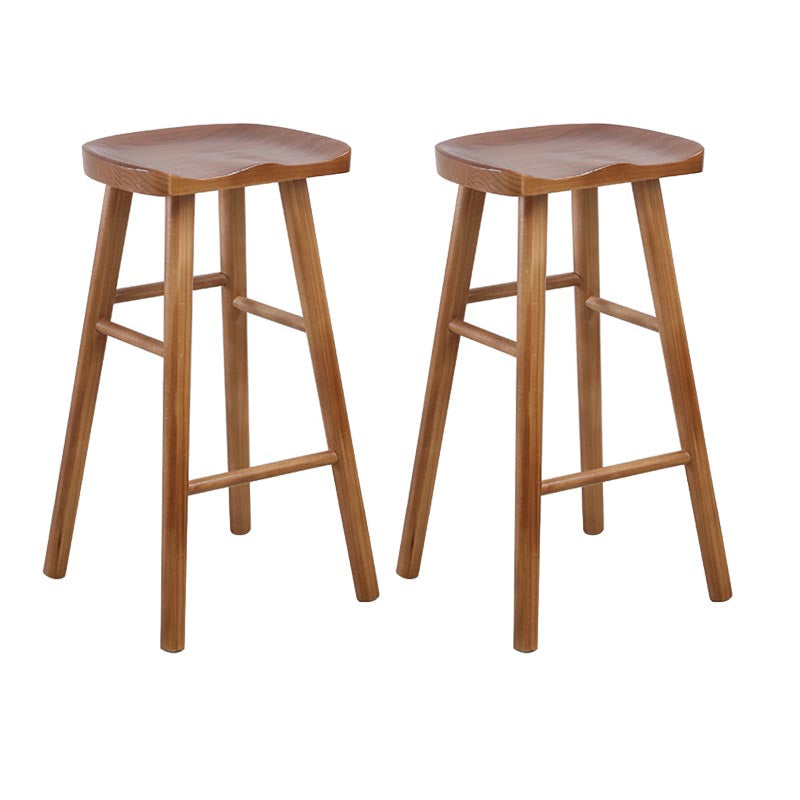 Contemporary Pub Set 1/2/3/5 Pcs Solid Wood Bar Table and Stools