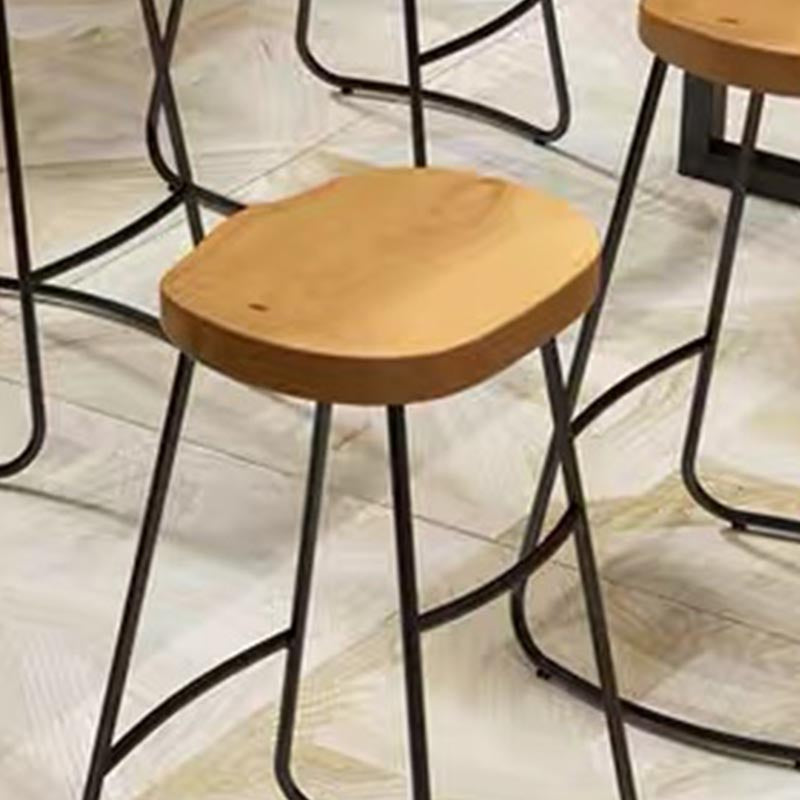 Modern 1/7 Pieces Bar Table Set Rectangle Pine Wood Counter Table with Stools for Balcony