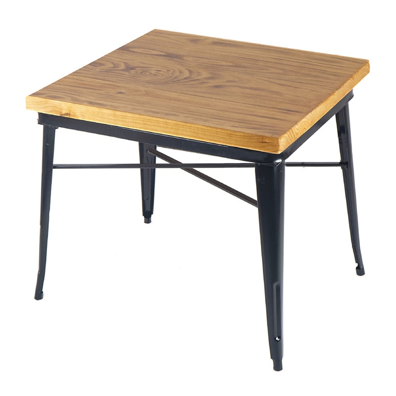 Industrial Dining Chairs Set 1/2/5 Pcs Solid Wood Top Table with Metal Windsor Chairs