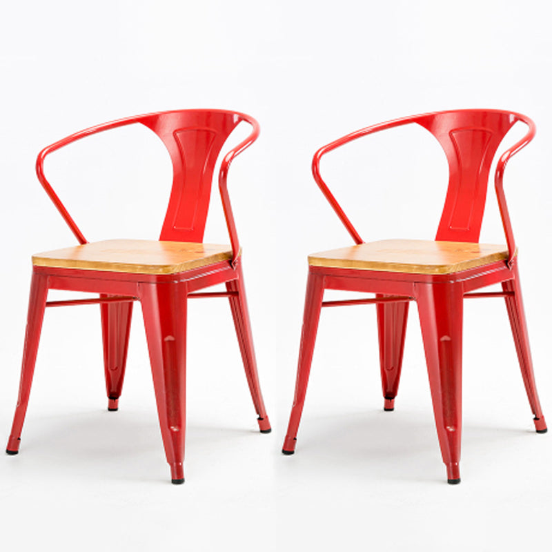 Industrial Dining Chairs Set 1/2/5 Pcs Solid Wood Top Table with Metal Windsor Chairs