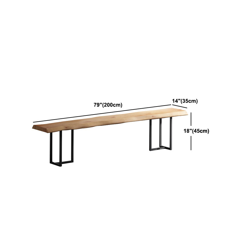 Industrial Wood Dining Set 1/2/5 Pieces Black Base Dining Furniture