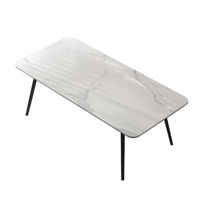 Modern 1/5/7 Pieces Dining Set Rectangle Stone Dining Table for Kitchen Dining Room