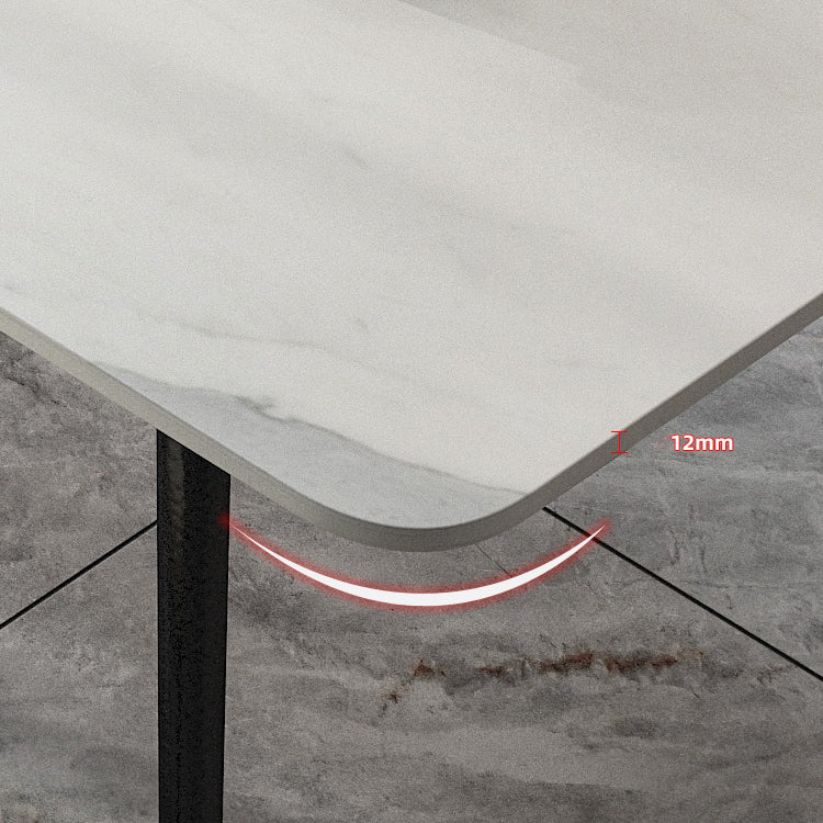Modern 1/5/7 Pieces Dining Set Rectangle Stone Dining Table for Kitchen Dining Room