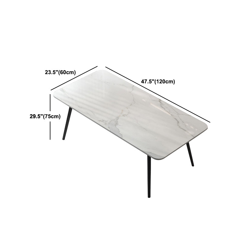 Modern 1/5/7 Pieces Dining Set Rectangle Stone Dining Table for Kitchen Dining Room