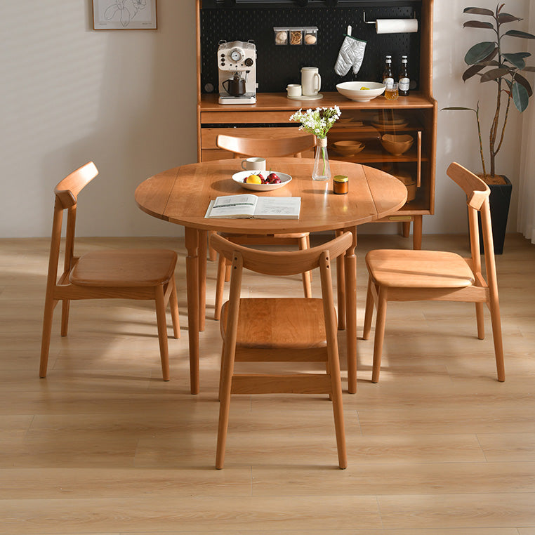 Modern Dining Chairs Set 1/2/5 Pcs Solid Wood Folding Dining Table