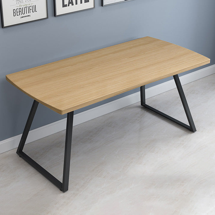 Industrial 1/2/3/5/7 Pieces Dining Set Rectangular Solid Wood Indoor Dinette Set