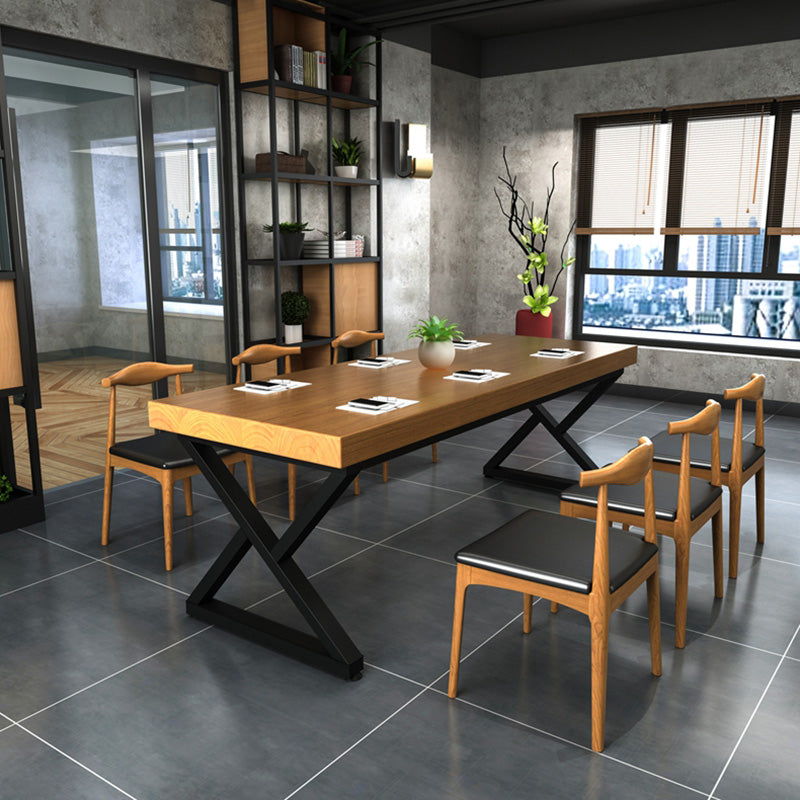 Rectangle 1/2/7 Pieces Dining Set Double Pedestal Dining Furniture