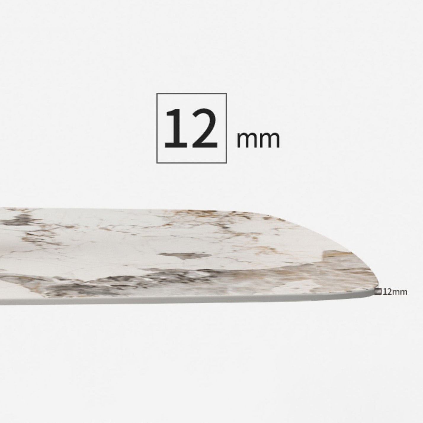 Luxurious Sintered Stone Top Dining Set Rectangular 1/4/5/7 Pieces Dining Room Table Set