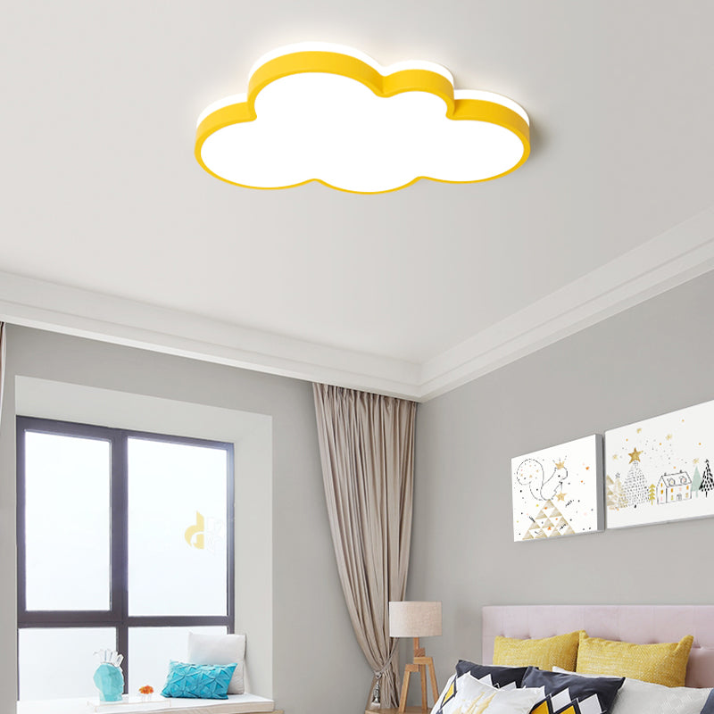 Multi-Color Flush Lamp Modern Style Flush Mount Light Fixtures for Kids Room