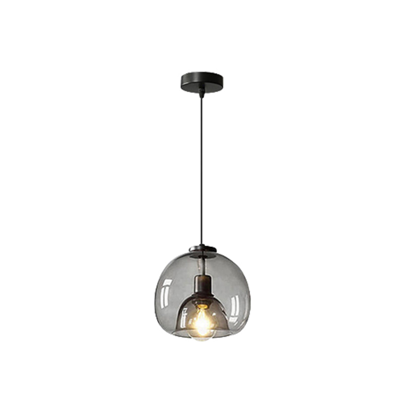 Glass Kitchen Island Pendant Modern Ceiling Fixture for Dining Room
