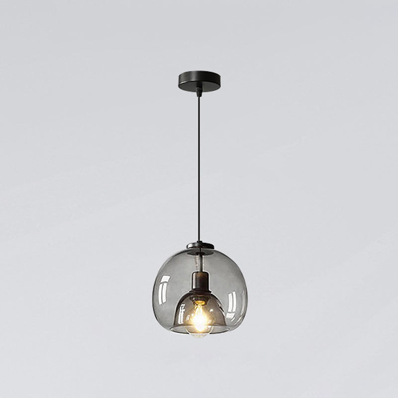 Glass Kitchen Island Pendant Modern Ceiling Fixture for Dining Room