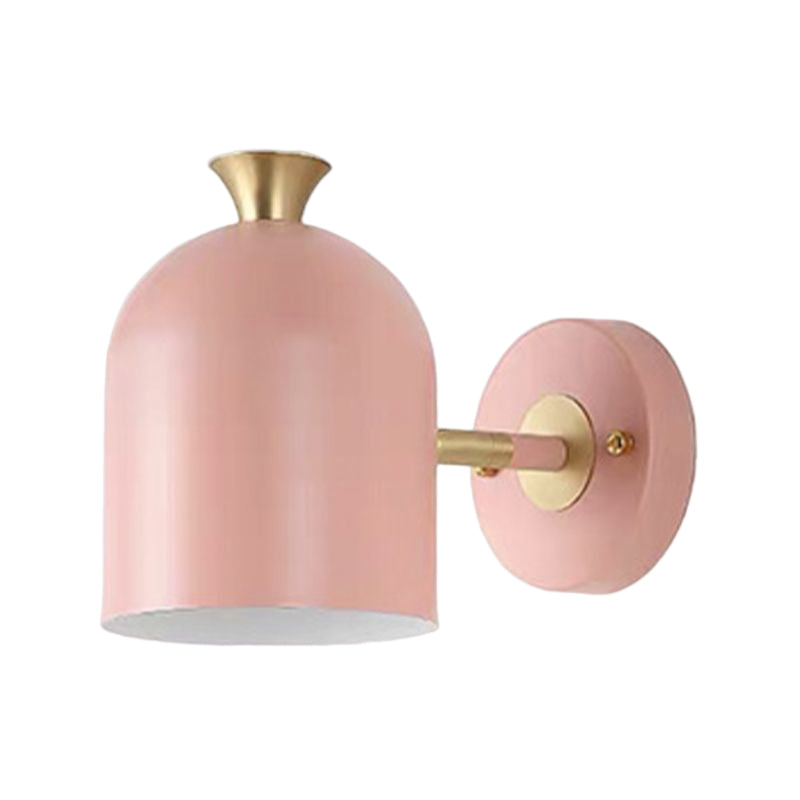 Modernism Macaron Wall Light Metal Done Shaded Lighting for Restaurant