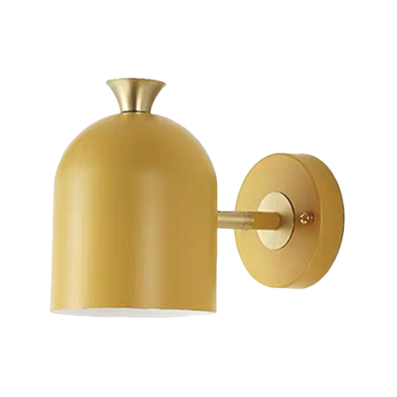 Modernism Macaron Wall Light Metal Done Shaded Lighting for Restaurant
