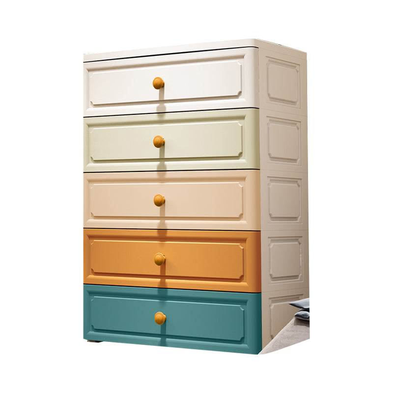 Contemporary Wardrobe Closet with Drawer Plastic Wardrobe Cabinet