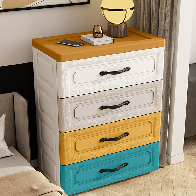 Contemporary Wardrobe Closet with Drawer Plastic Wardrobe Cabinet