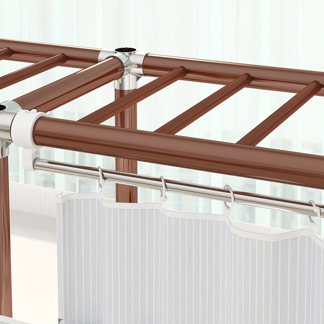 Modern Style Wardrobe Armoire Steel Frame Wardrobe for Bedroom