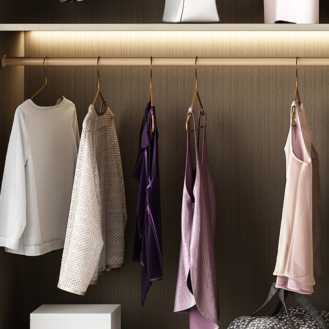 Engineered Wood Wardrobe Armoire Modern Sliding Door Wardrobe