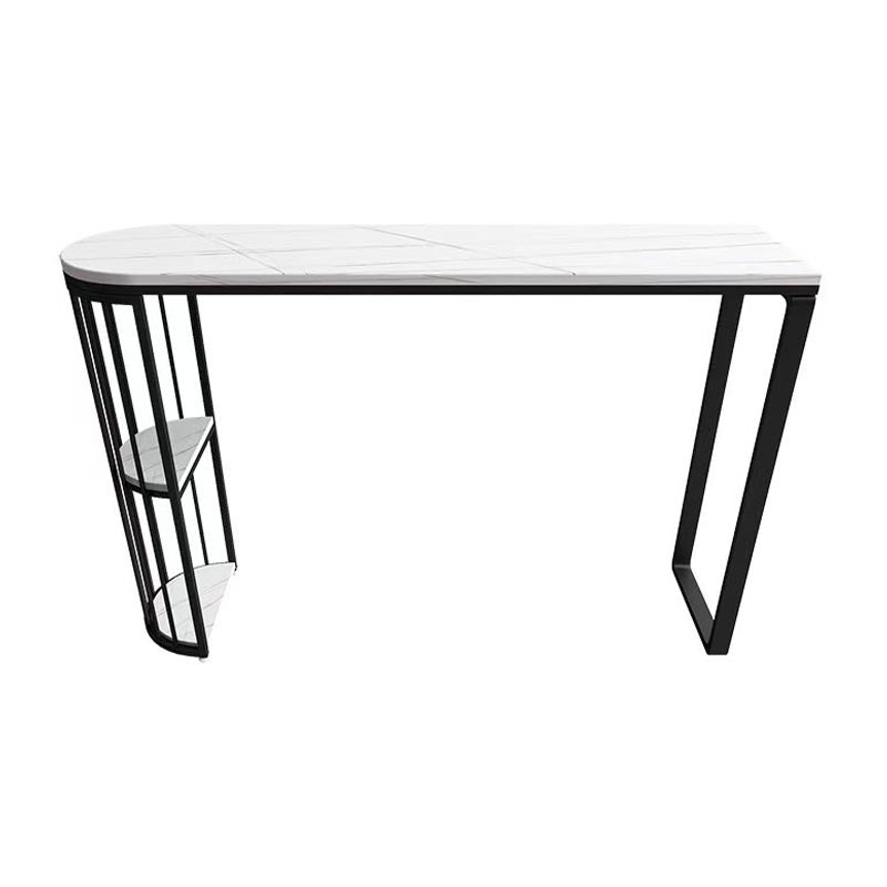 Modern 1/3/5 Pieces Bar Table Set Stone Counter Table with High Stools