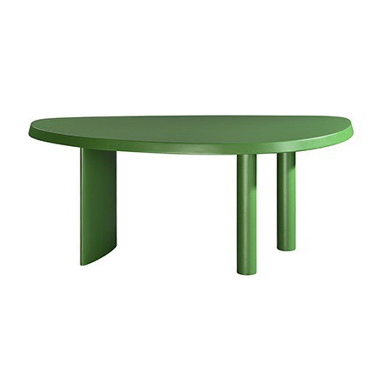 29.5" H Contemporary Simple Style Writing Desk Irregular Shape Wooden Office Desk