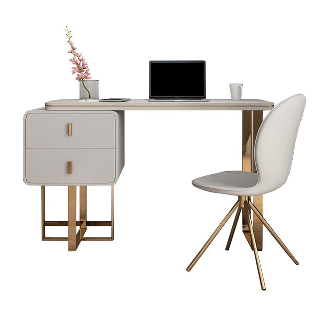 Wooden Work Table Home Office Luxury Rectangular Writing Desk