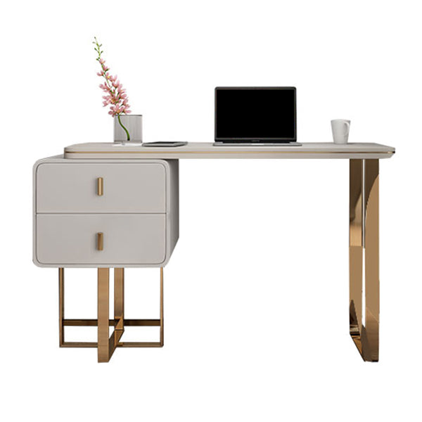 Wooden Work Table Home Office Luxury Rectangular Writing Desk