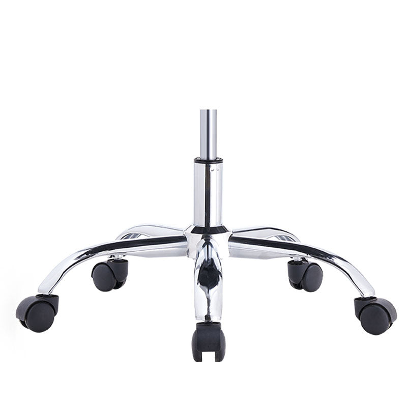 Modern Fixed Arms Desk Chair Lumbar Support Steel Office Chair