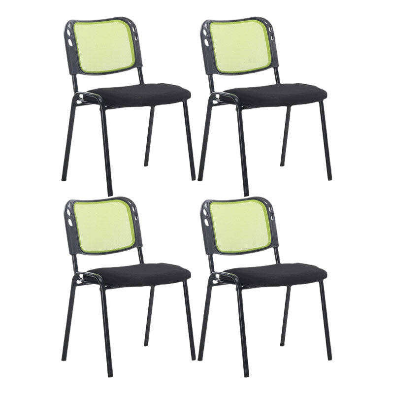 Modern Mesh Conference Chair Armless Upholstered Office Chair