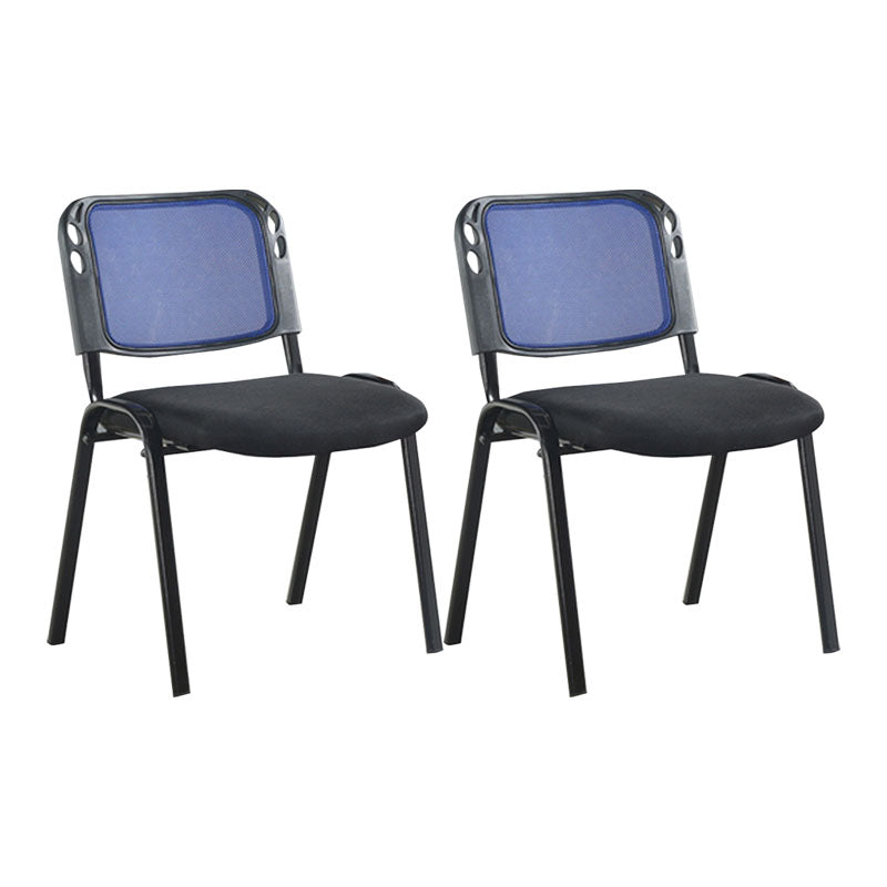 Modern Mesh Conference Chair Armless Upholstered Office Chair