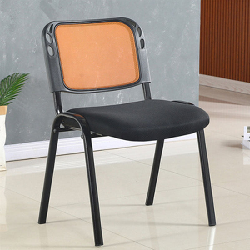 Modern Mesh Conference Chair Armless Upholstered Office Chair