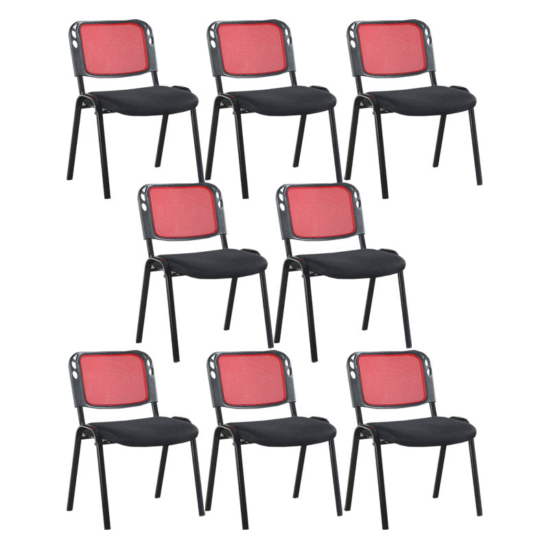 Modern Mesh Conference Chair Armless Upholstered Office Chair