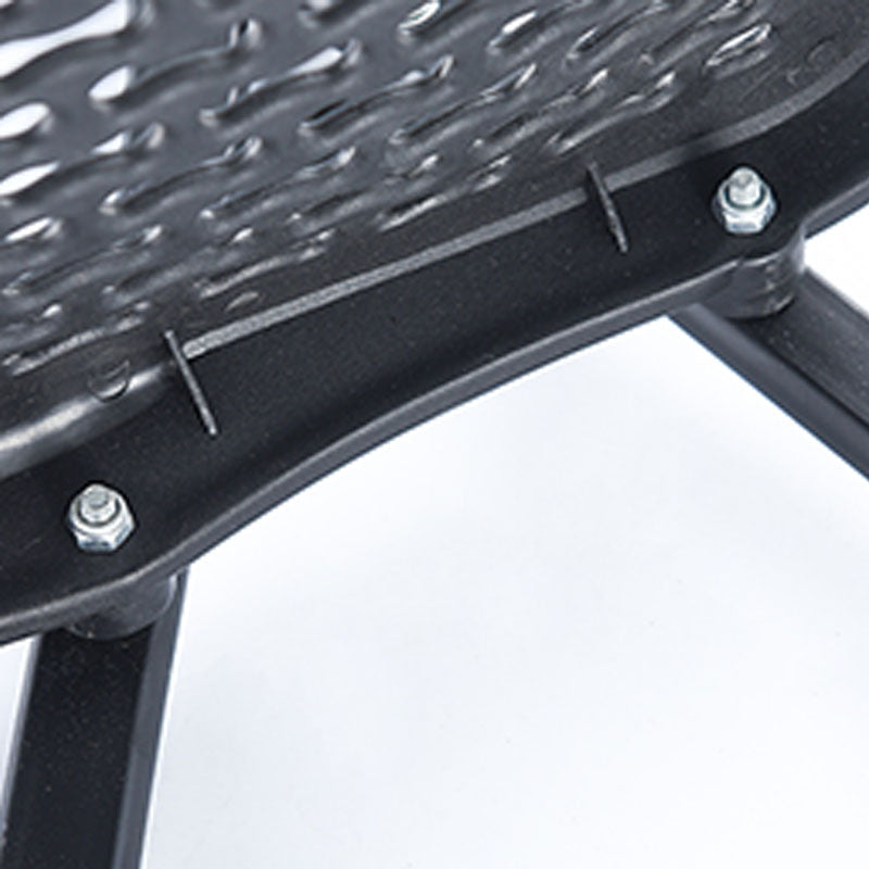 Plastic Modern Office Chair Armless Upholstered Conference Chair