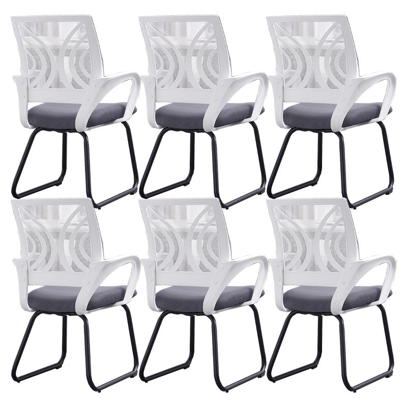 Ergonomic Mesh Mid-Back Desk Chair Stainless Steel No Distressing Office Chair