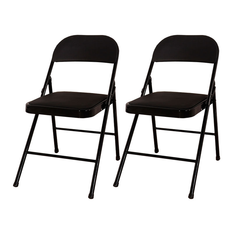 Modern Leather Management Desk Chair Armless Upholstered Office Chair