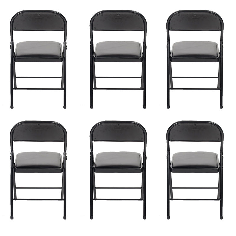 Contemporary PU Computer Chair Black Back Office Star Desk Chair