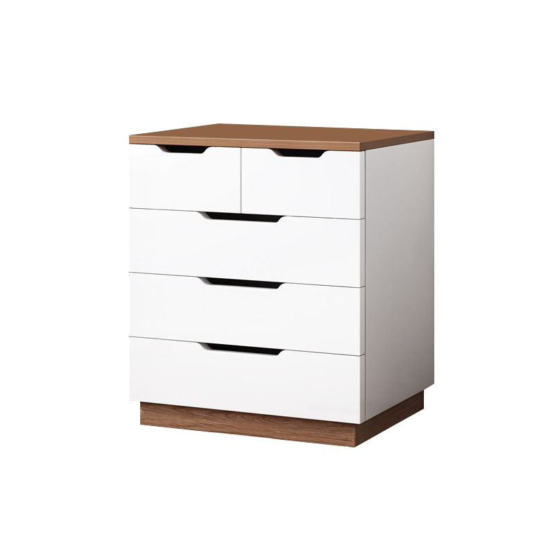 16" D Modern Wooden Lingerie Chest Bedroom Vertical Storage Chest Dresser with Drawers