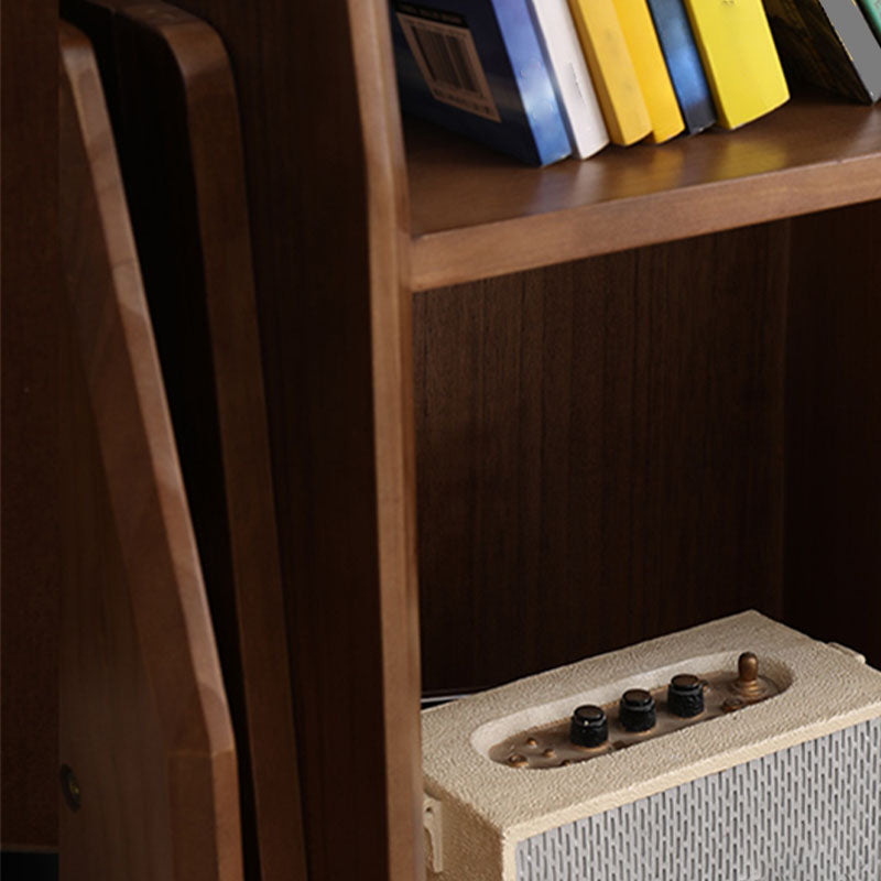 Geometry Wooden Bookshelf Modern Style Bookcase for Bedroom , 15" W X 11" D