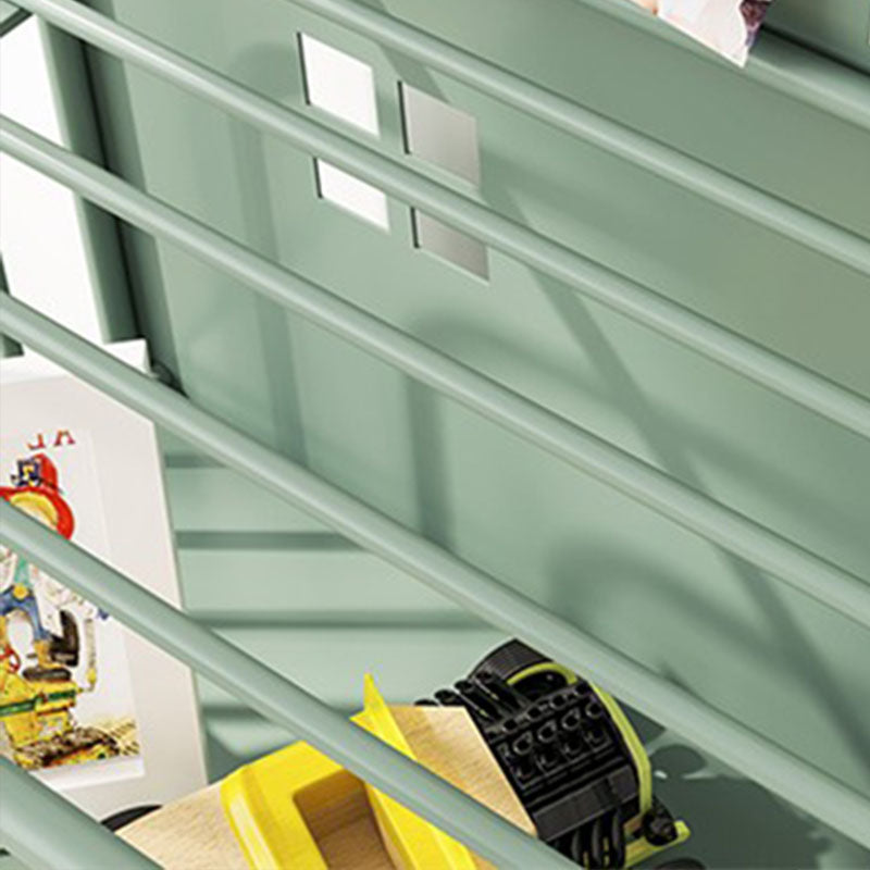 Geometry Metal Bookshelf Modern Open Storage Bookcase , 24" W / 11" D