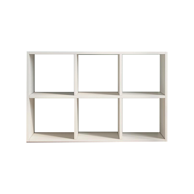 Matter Finish Cube Bookcase Contemporary Wooden Shelf Bookcase