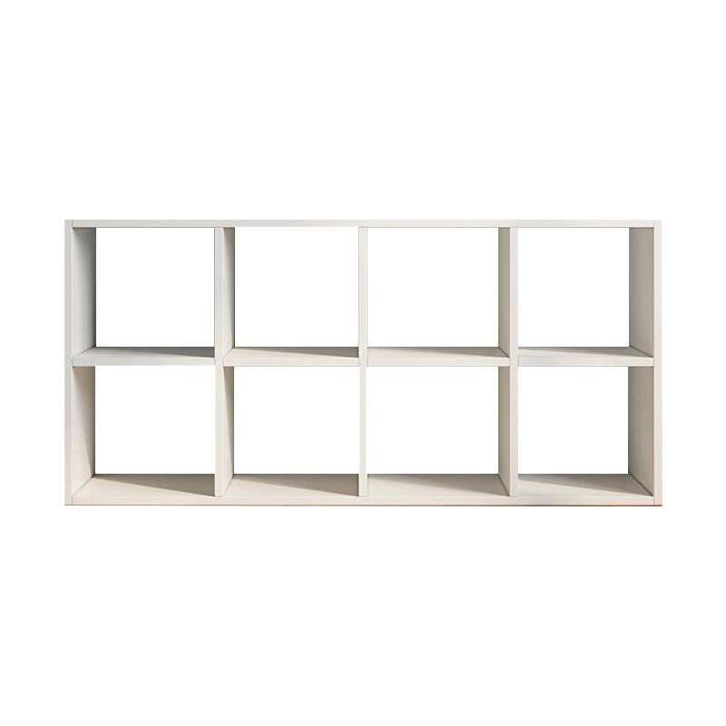 Matter Finish Cube Bookcase Contemporary Wooden Shelf Bookcase