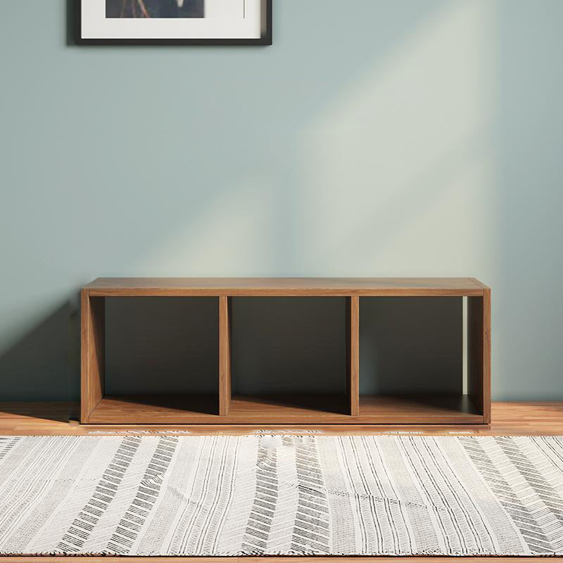 Matter Finish Cube Bookcase Contemporary Wooden Shelf Bookcase