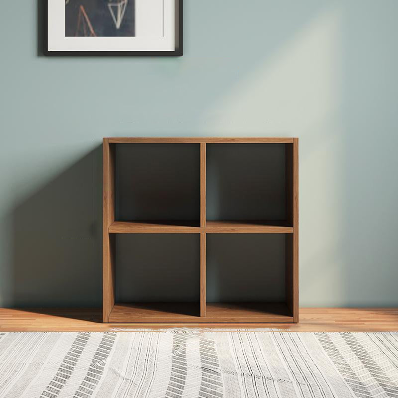 Matter Finish Cube Bookcase Contemporary Wooden Shelf Bookcase