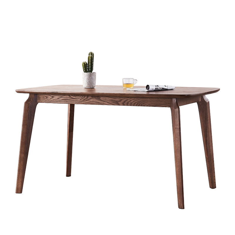 Solid Wood Dining Table Contemporary Style Dining Site Table with 4-foot