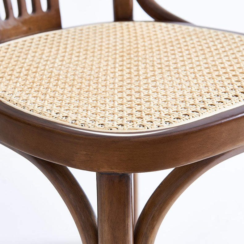 Armless Dining Side Chair Solid Wood Scandinavian Kitchen Dining Room Chair