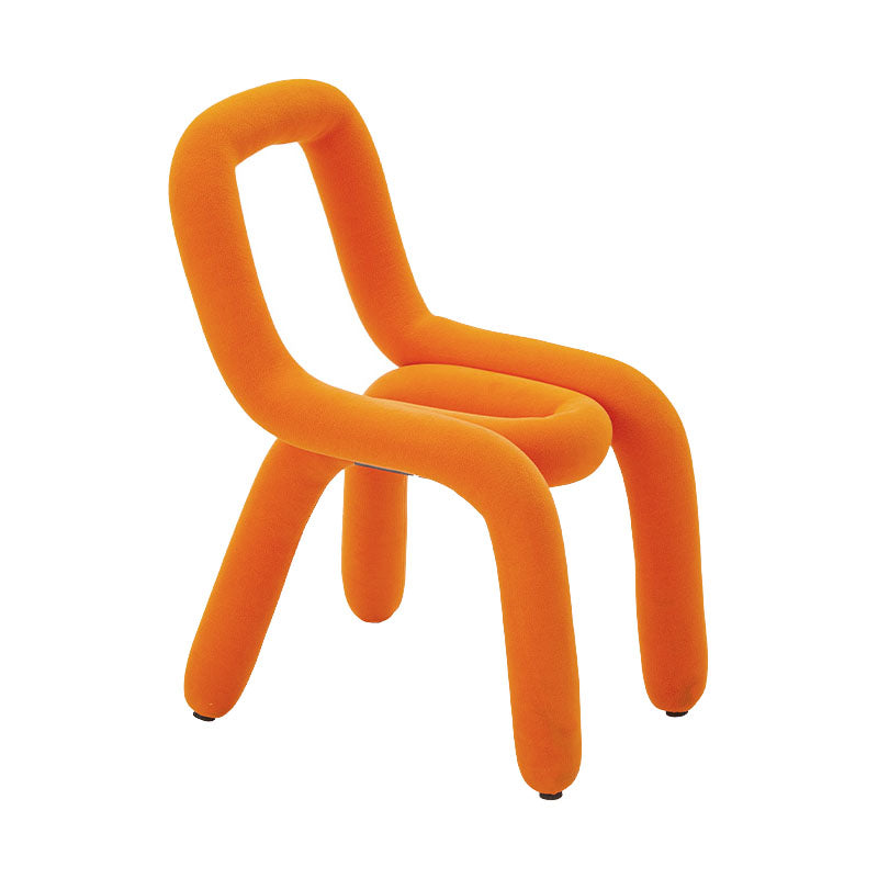 Modern Velvet Dining Room Chair Armless Metal Side Chair for Home Use